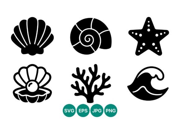 Download Ocean Shell Starfish Pearl Coral Wave - Ocean Collection