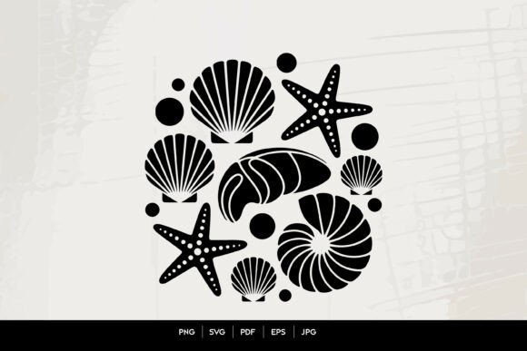 Download Seashell Starfish Ocean SVG - Ocean Collection
